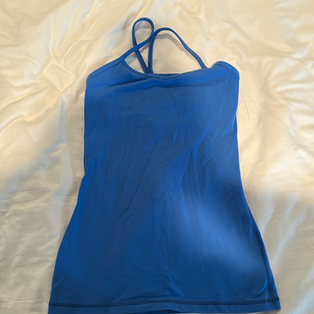 Size 4 blue lululemon tank